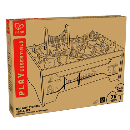 Hape Railway Storage Table Set with Drawer E8941 3+ 814mm