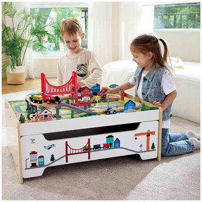 Hape Railway Storage Table Set with Drawer E8941 3+ 814mm