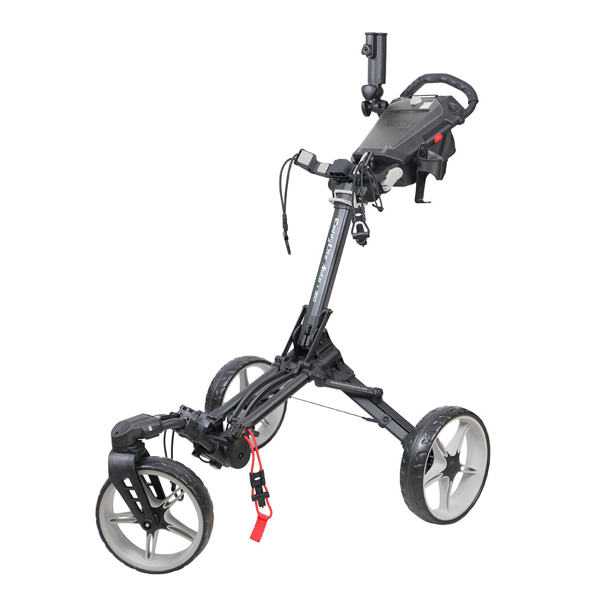 Incontro Sports Caddylite Auto +360 3 Wheel Golf Cart Dark Grey Aluminium