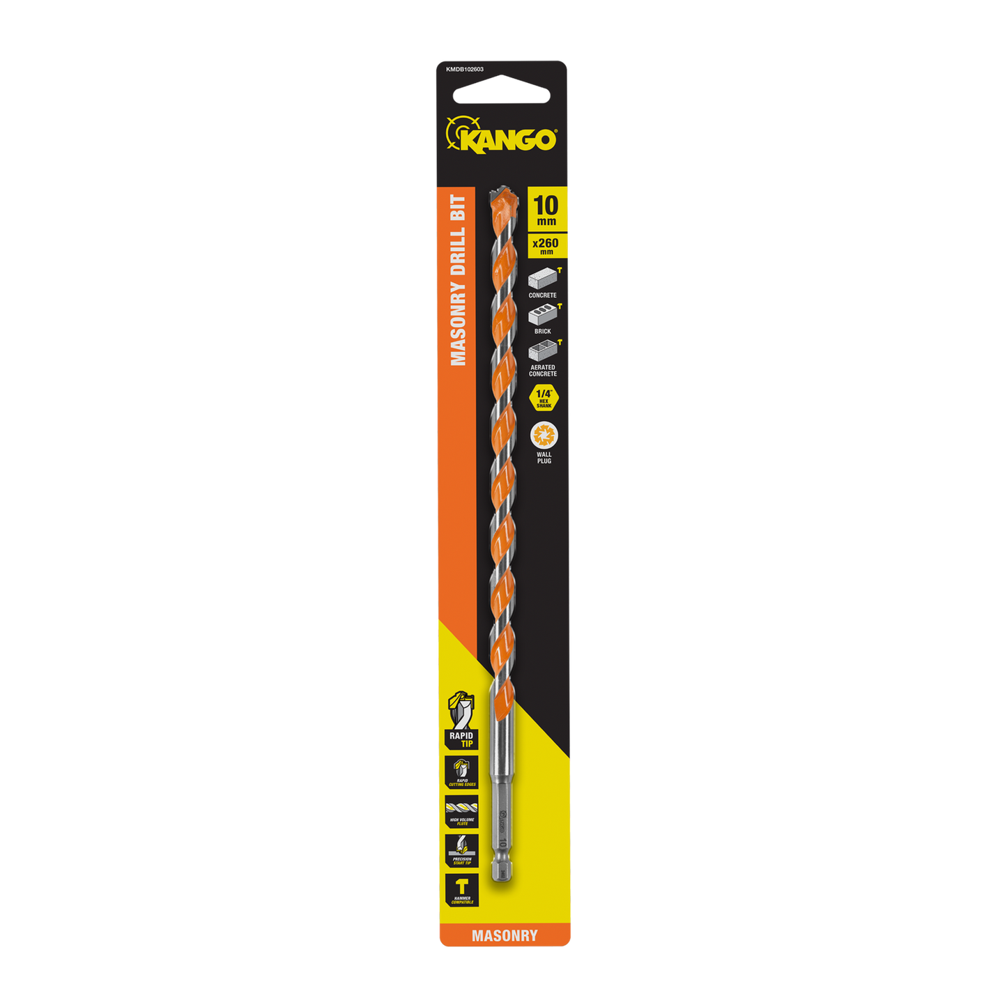 Kango Masonry Drill Bit - 10 x 260mm
