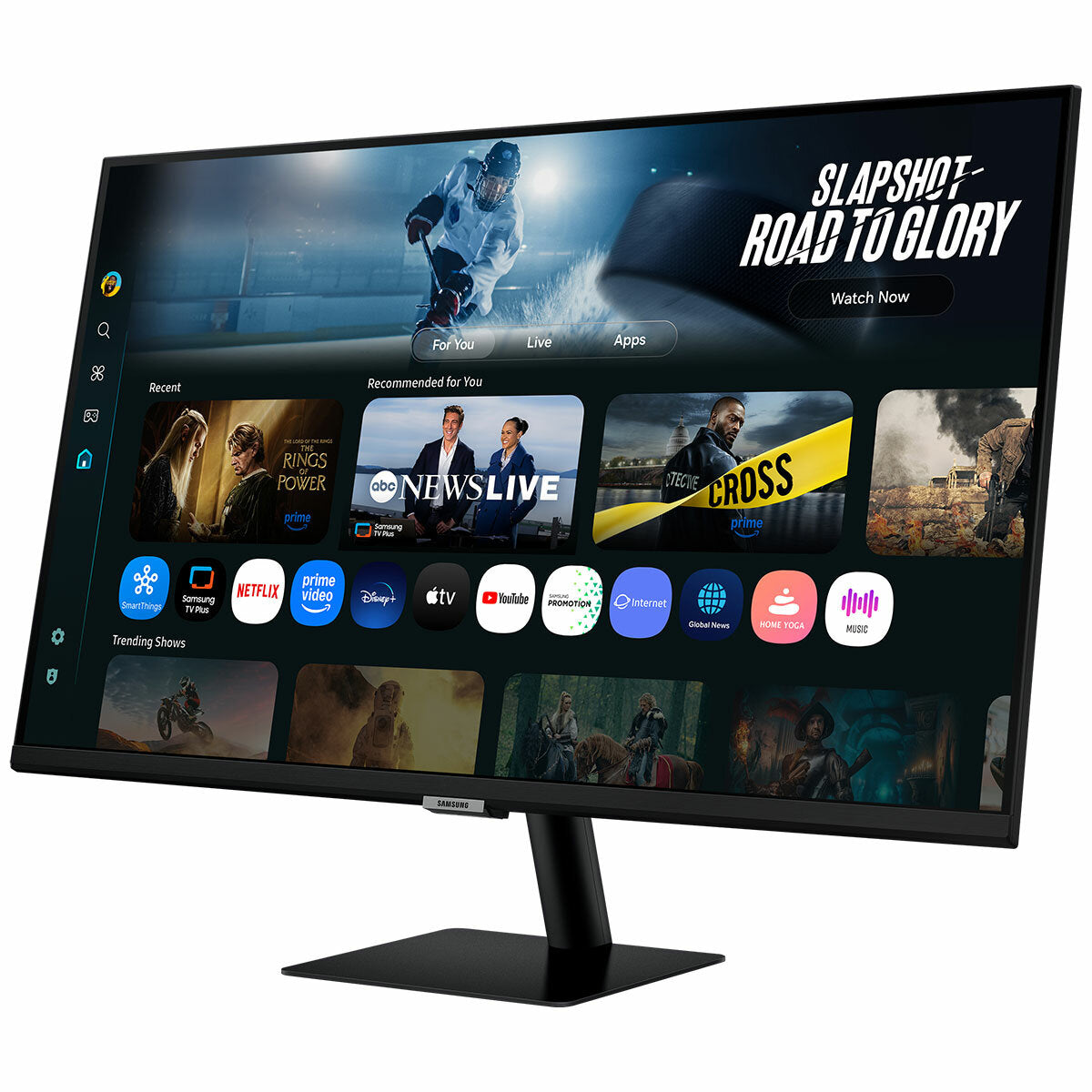 Samsung 32 Inch 4K Smart Monitor Vision LS32FM700UEXXY Black