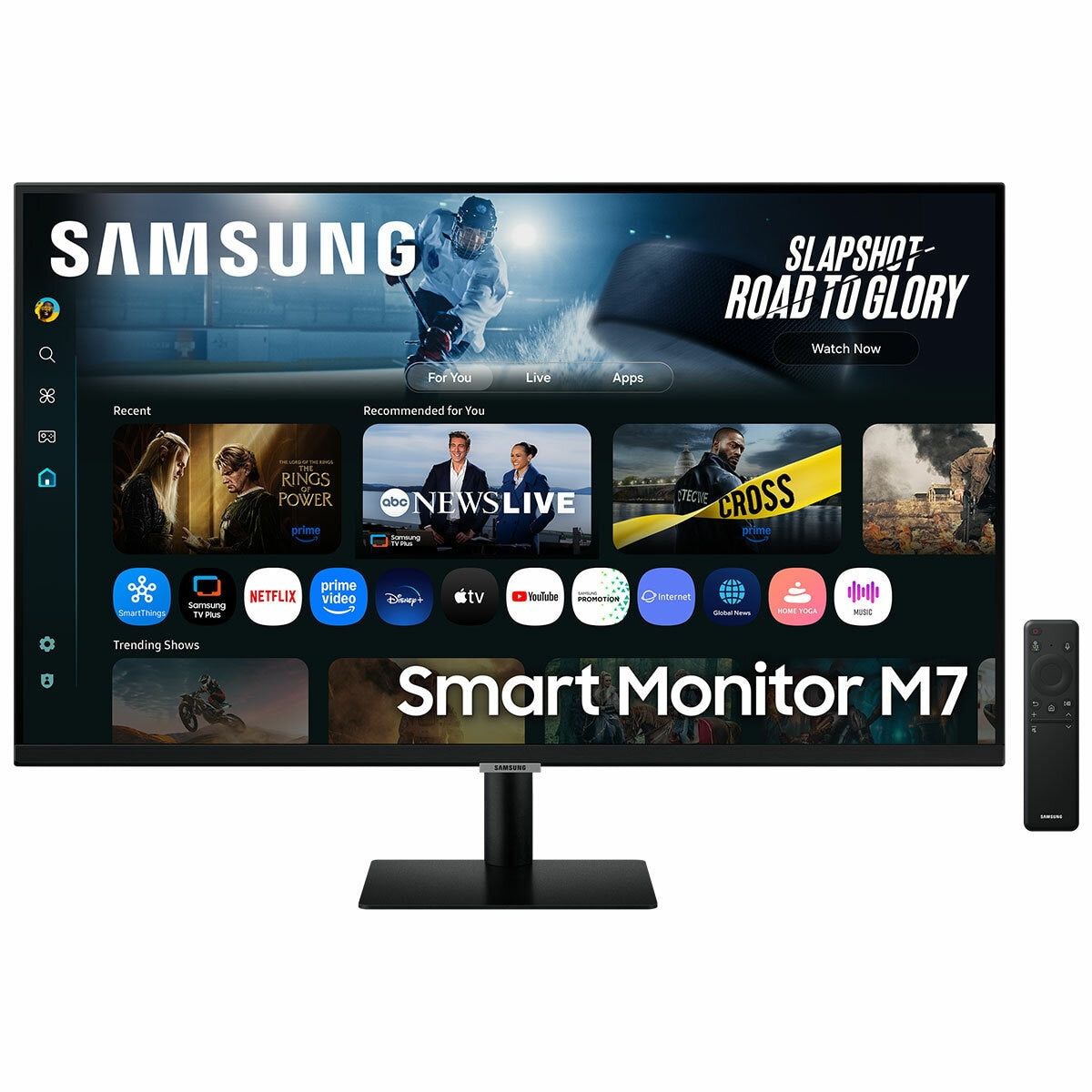 Samsung 32 Inch 4K Smart Monitor Vision LS32FM700UEXXY Black