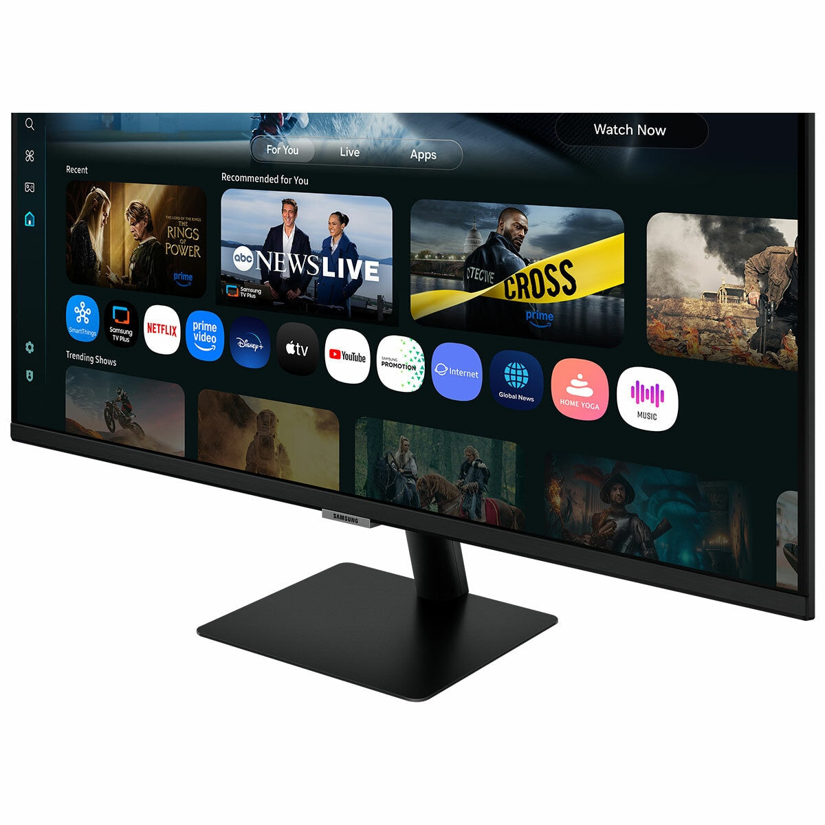 Samsung 32 Inch 4K Smart Monitor Vision LS32FM700UEXXY Black