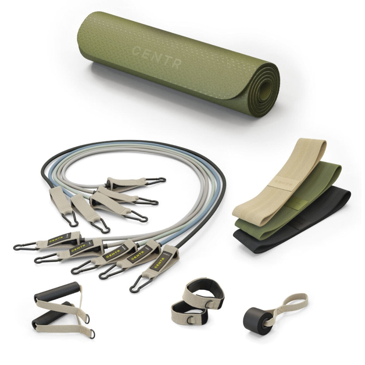 Centr Fitness Kit Cfk Home Resistance Bands & Yoga Mat