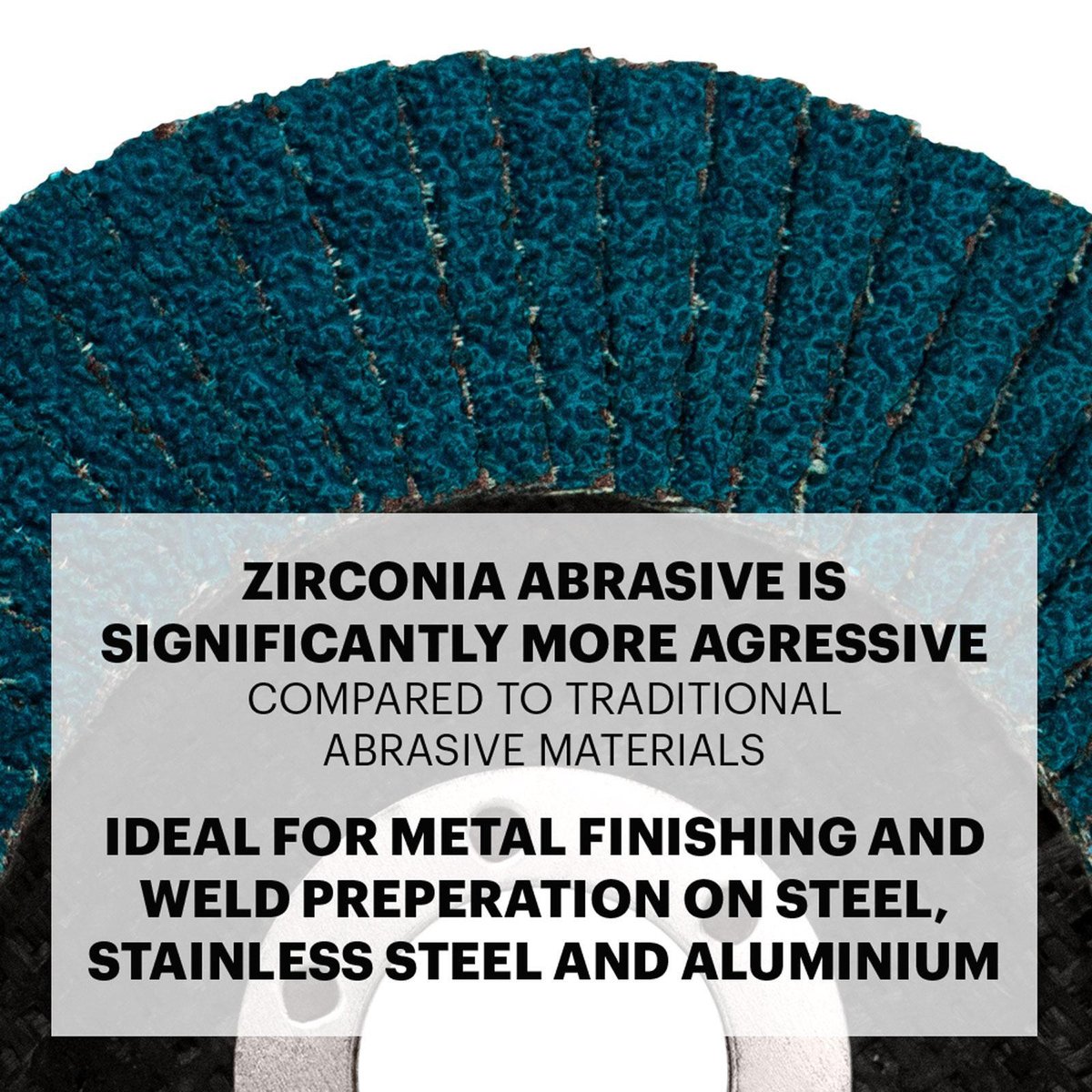 Josco Abrasive Flap Disc - 125mm - Zirconia - Extra Fine Grit