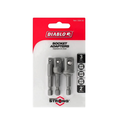 Diablo Socket Adaptor Set - 3 Piece