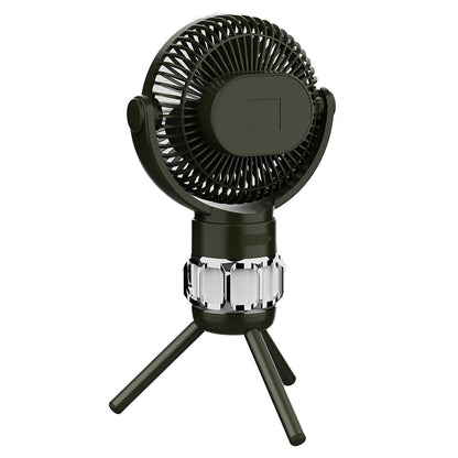 Littledayz Camping Fan and Light Rechargeable QW-F33 Black, 4000 Mah