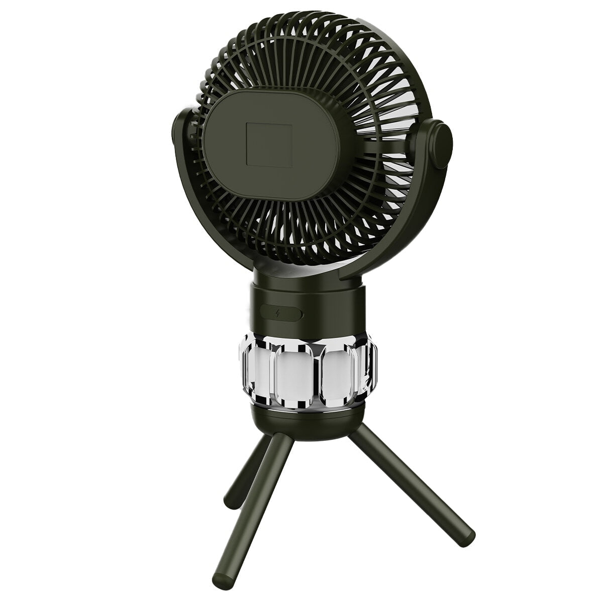 Littledayz Camping Fan and Light Rechargeable QW-F33 Black, 4000 Mah