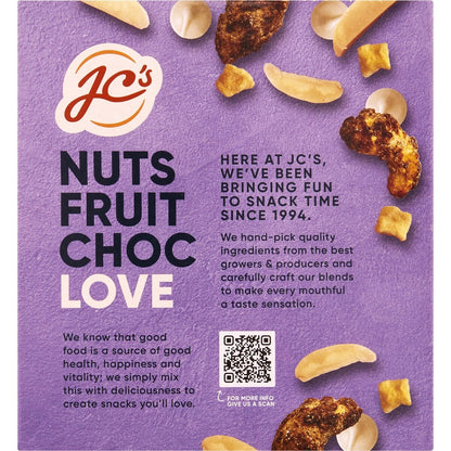 Jc's Nuts Fruit Choc Love Cinnamon Almonds & Cashews 25g X 5 Pack