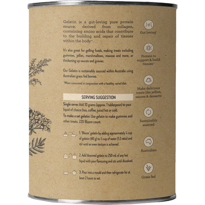 Nutra Naturals Australian Gelatin Powder 150g