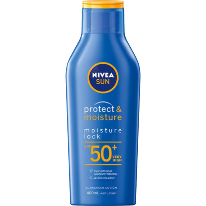 Nivea Spf 50+ Sun Protect & Moisture Sunscreen 400ml
