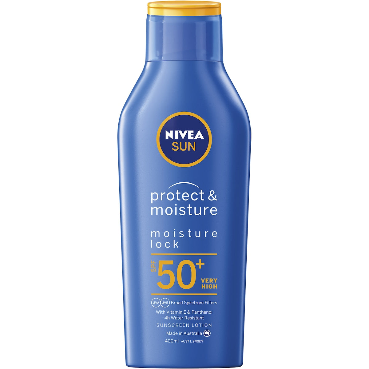 Nivea Spf 50+ Sun Protect & Moisture Sunscreen 400ml