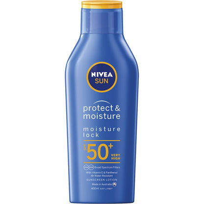 Nivea Spf 50+ Sun Protect & Moisture Sunscreen 400ml