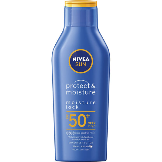 Nivea Spf 50+ Sun Protect & Moisture Sunscreen 400ml