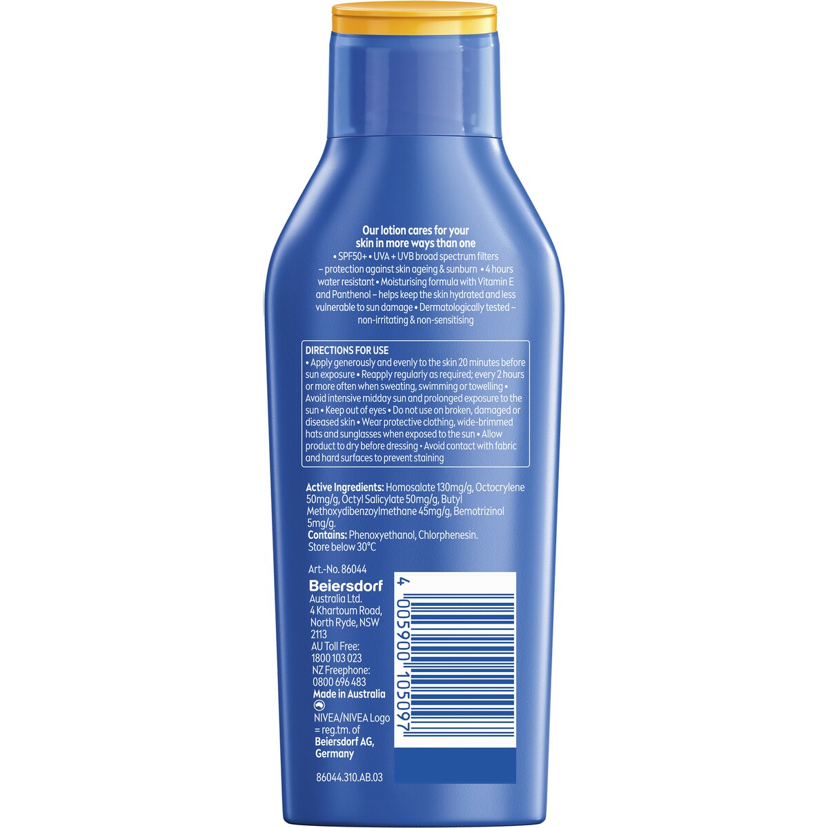 Nivea Sun Protect & Moisture Lock Spf50+ Sunscreen 400ml