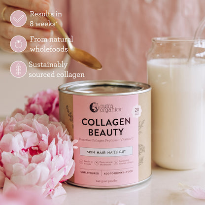 Nutra Naturals Collagen Beauty Skin Hair Nails Gut Unflavoured 240g