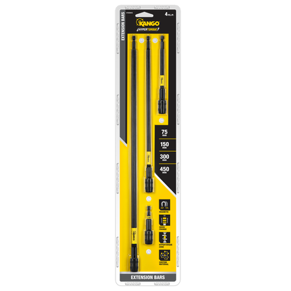 Kango Hypertorque Impact Extension Bar Set - 75 - 4 Piece - 450mm