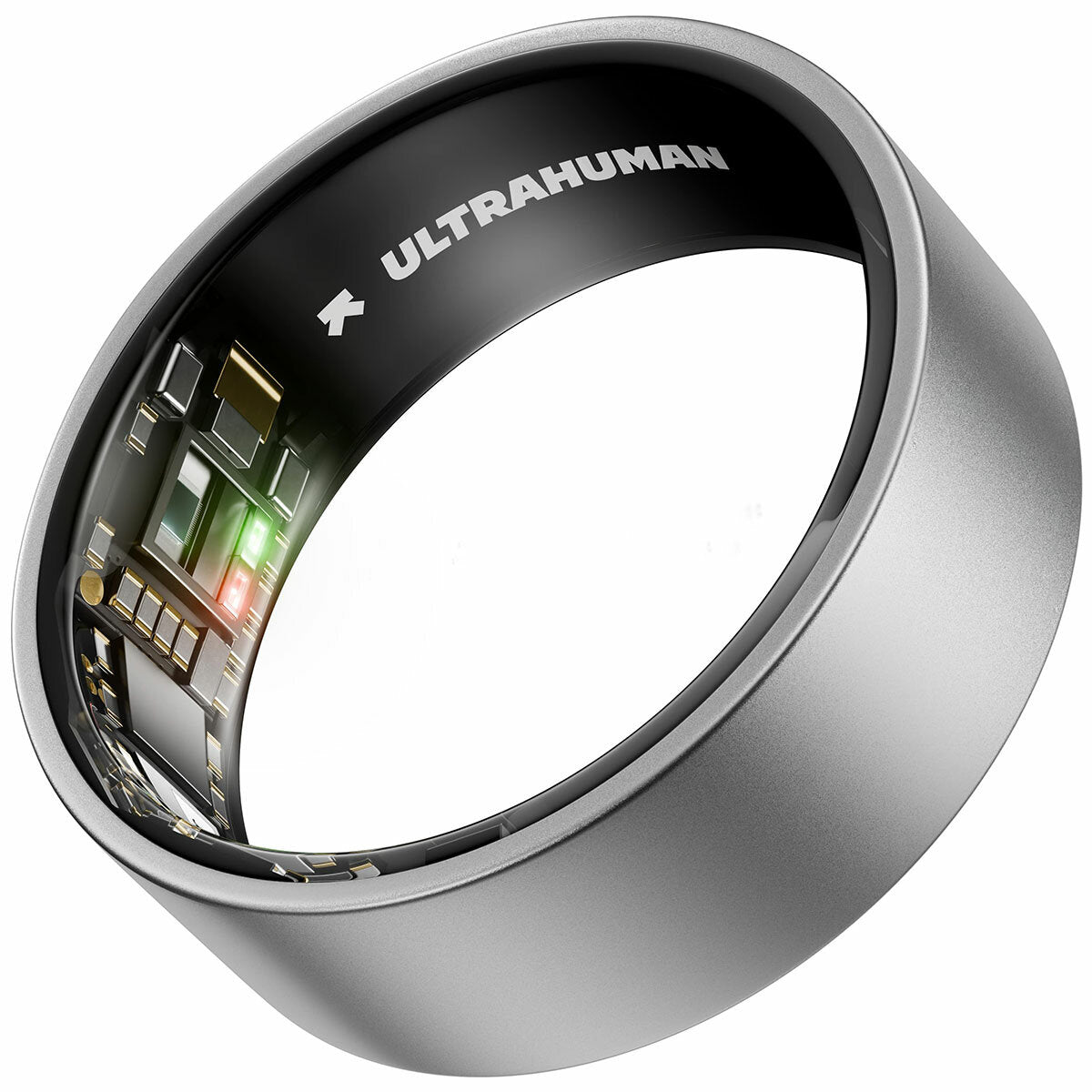 Ultrahuman Ring Air Raw Titanium Size 6 UHRA-RT-06 Water Resistant