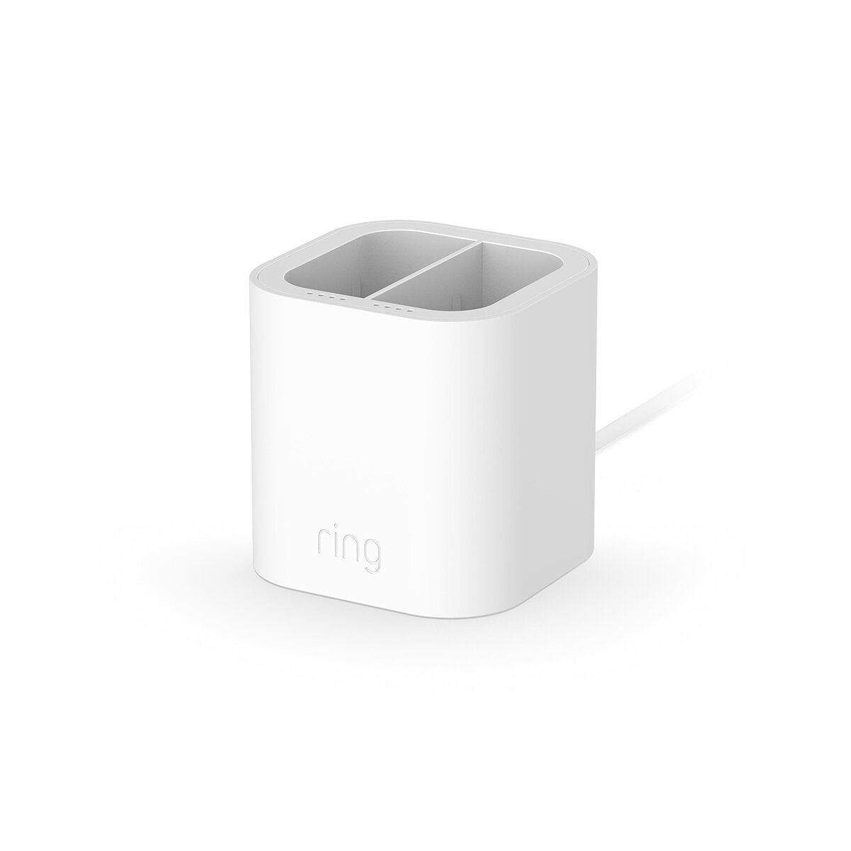 Ring Quick Release Battery + Dual Charger B0FH4HDVSV White 4 Pack