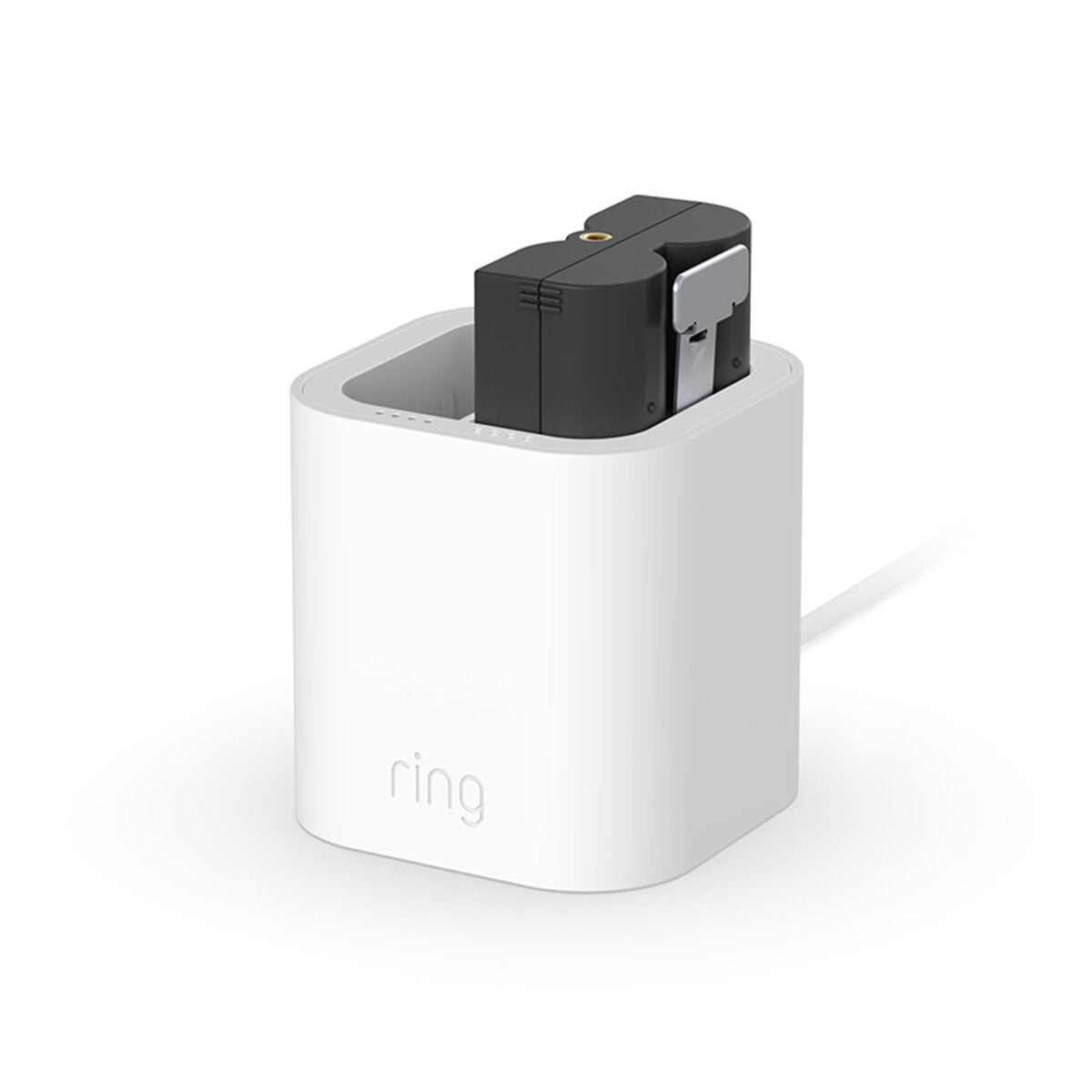 Ring Quick Release Battery + Dual Charger B0FH4HDVSV White 4 Pack