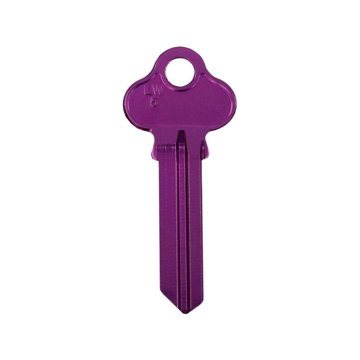 EHI Purple Blank Key - 55mm Aluminium Titanium Alloy - Easy To Carry