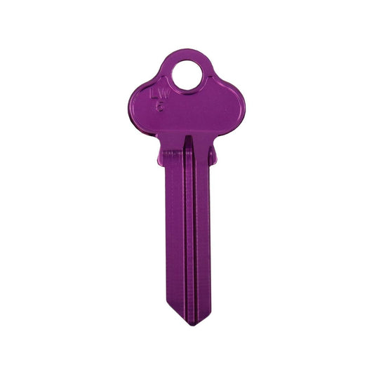 EHI Purple Blank Key - 55mm Aluminium Titanium Alloy - Easy To Carry