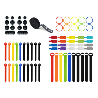 Wrap-It 75 Piece Cable Management Kit All-In-One 475-ULTCM-25