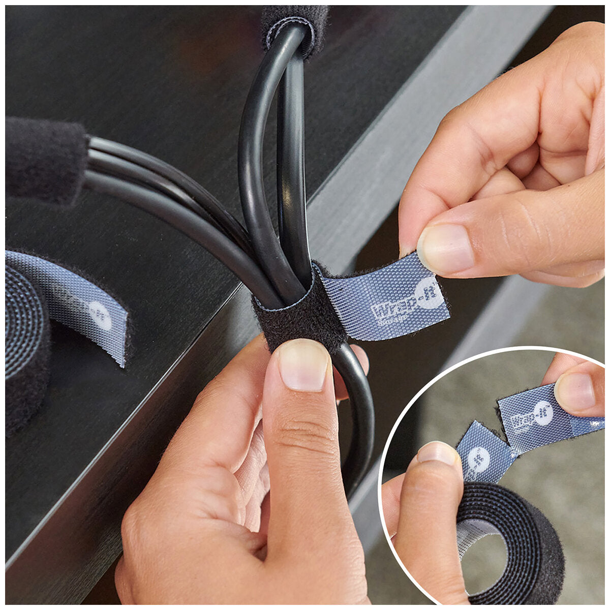 Wrap-It 75 Piece Cable Management Kit All-In-One 475-ULTCM-25