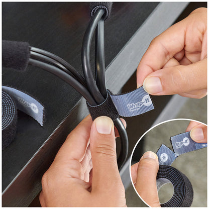 Wrap-It 75 Piece Cable Management Kit All-In-One 475-ULTCM-25