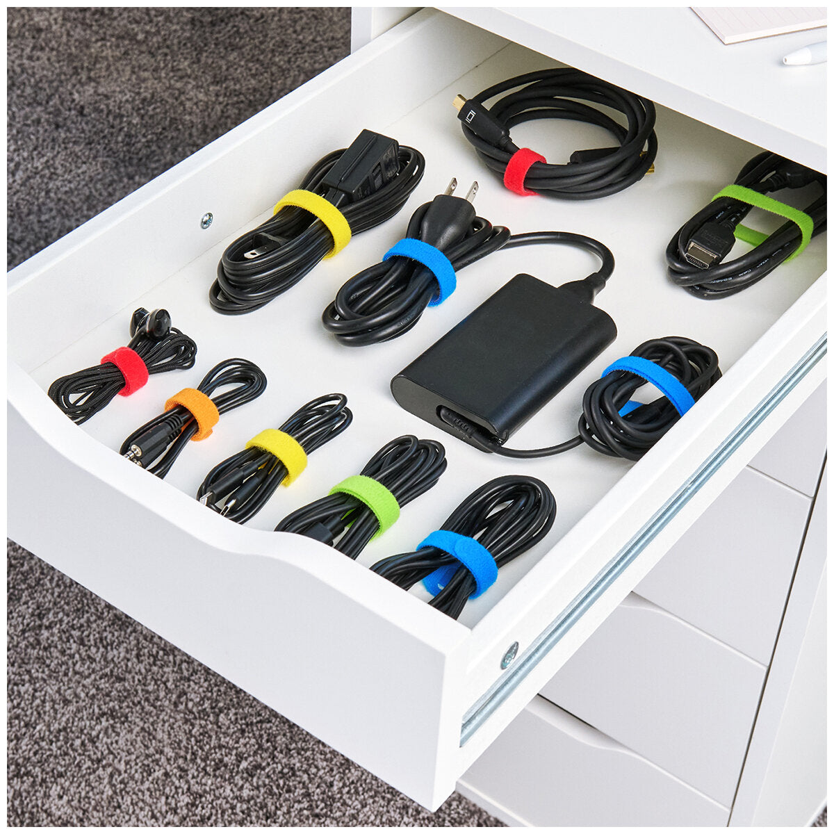 Wrap-It 75 Piece Cable Management Kit All-In-One 475-ULTCM-25