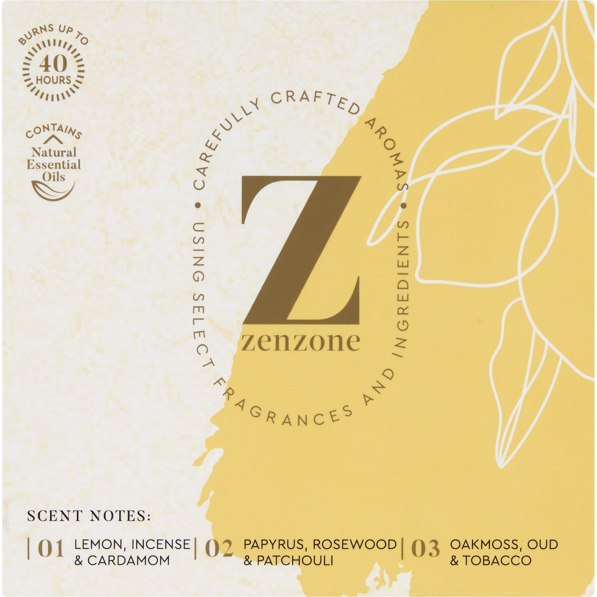 Zenzone Soy Blend Candle Zesty Citrus & Oud 260g
