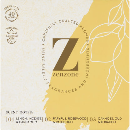 Zenzone Soy Blend Candle Zesty Citrus & Oud 260g