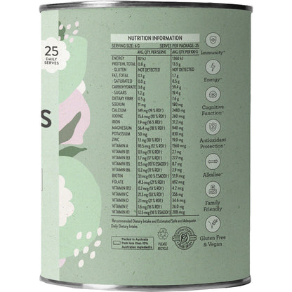 Nutra Naturals Daily Greens & Reds Powder 150g