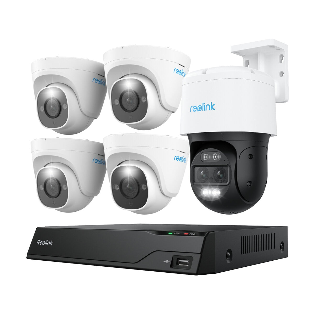Reolink Nvr 12MP Poe 8-Channel Kit NVS8-12MD41TMP 4 Dome Cameras