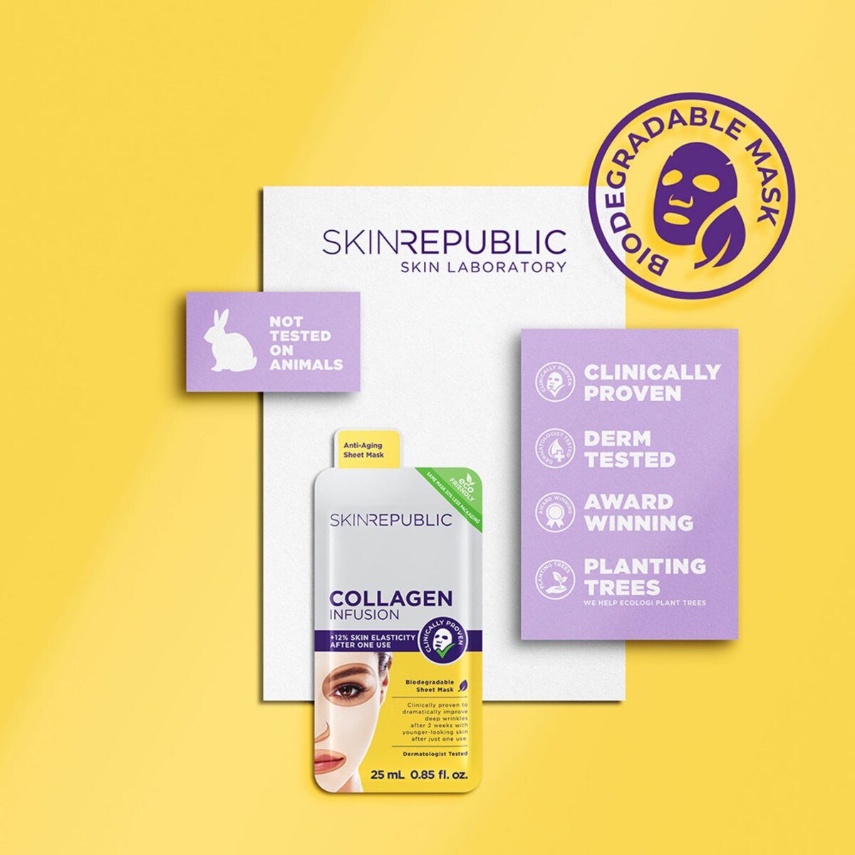Skin Republic Collagen Infusion Face Mask Each