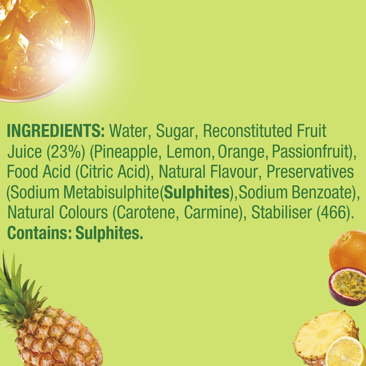 Golden Circle Fruit Cup Cordial Pineapple Drink Cordials 2l