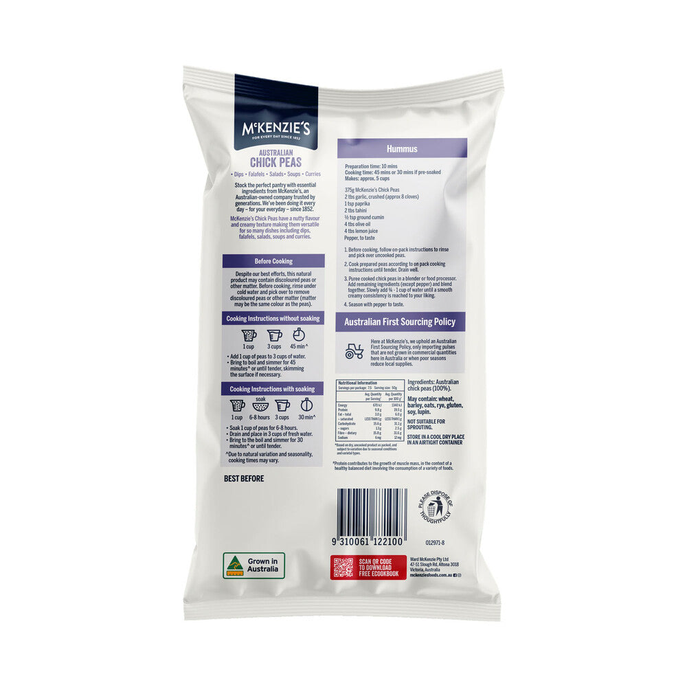 McKenzie's Chickpeas - 375g