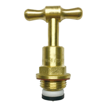 Kinetic 15mm Brass Garden Tap Top Assembly