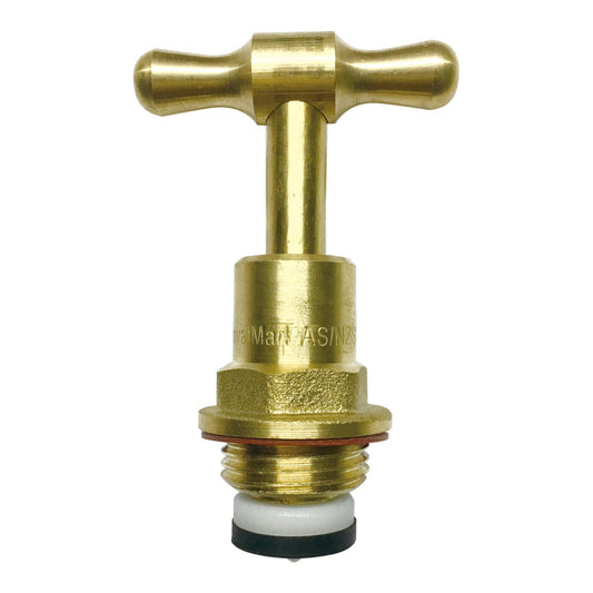 Kinetic 15mm Brass Garden Tap Top Assembly