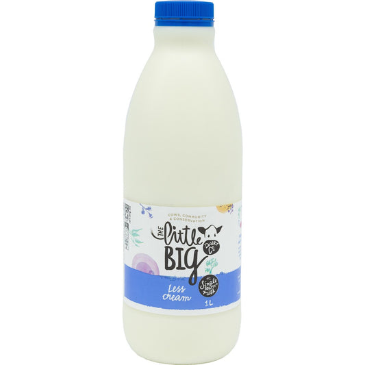 The Little Big Dairy Company Less Cream Milk 1l