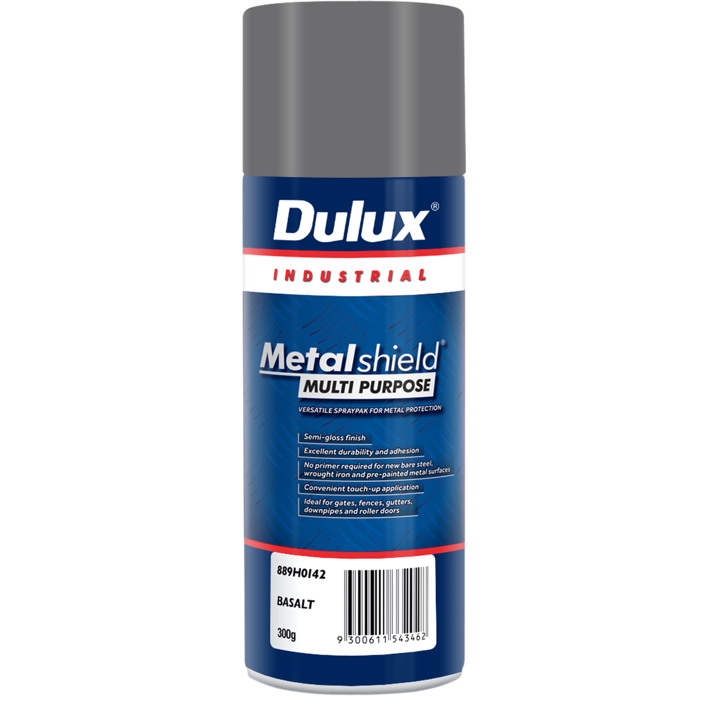 Dulux Metalshield Spray Paint - 300g - Satin Basalt