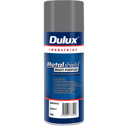 Dulux Metalshield Spray Paint - 300g - Satin Basalt