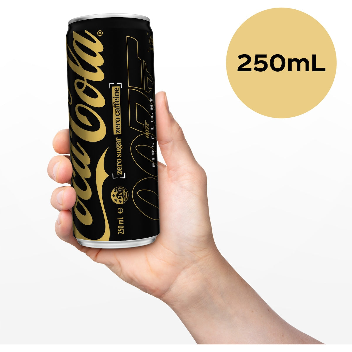 Coca-cola Mini Zero Sugar Zero Caffeine Cans 250ml X 6 Pack