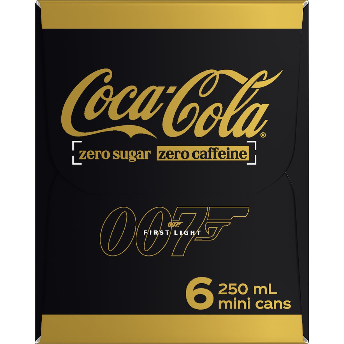 Coca-cola Mini Zero Sugar Zero Caffeine Cans 250ml X 6 Pack