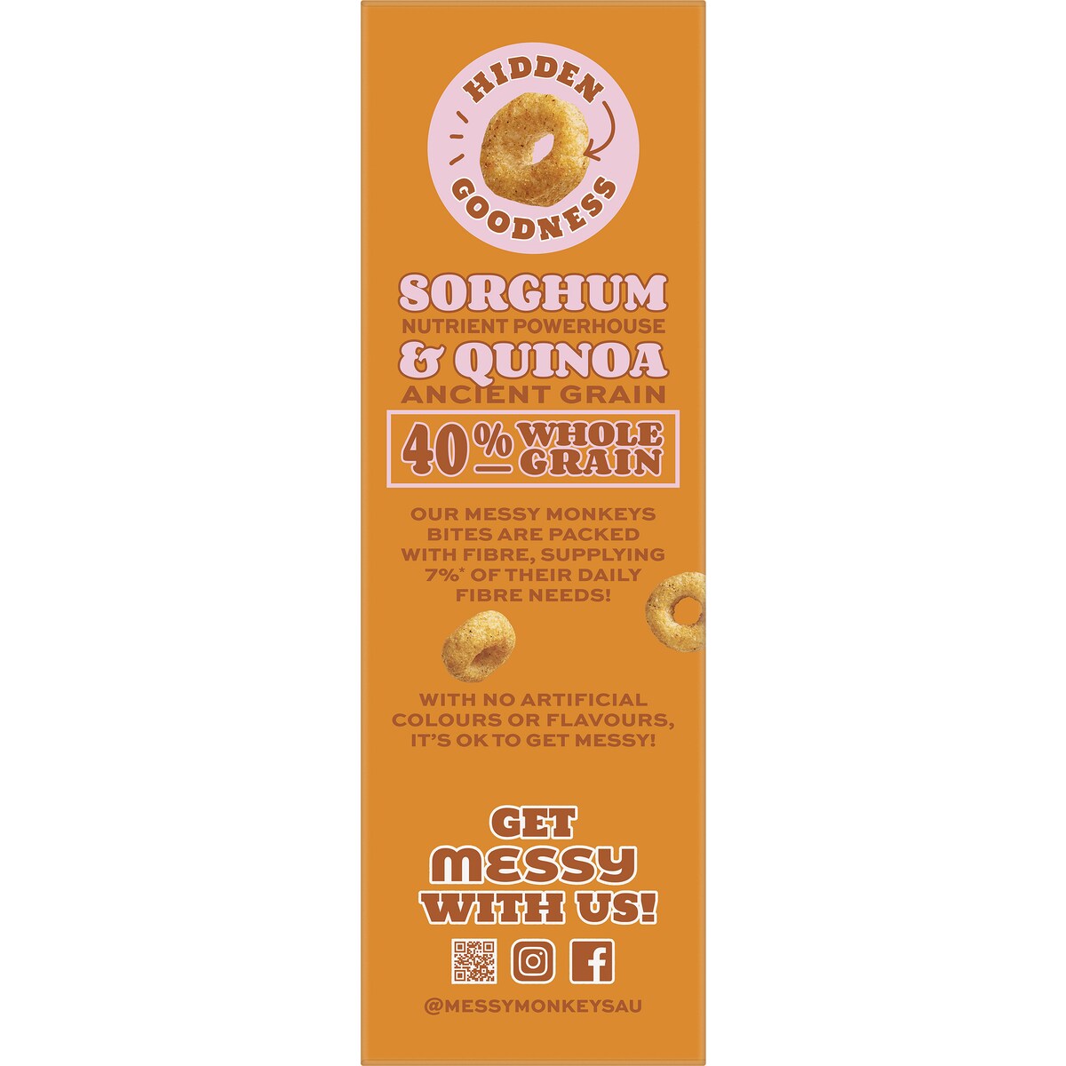 Messy Monkeys Wholegrain Burger Bites 120g