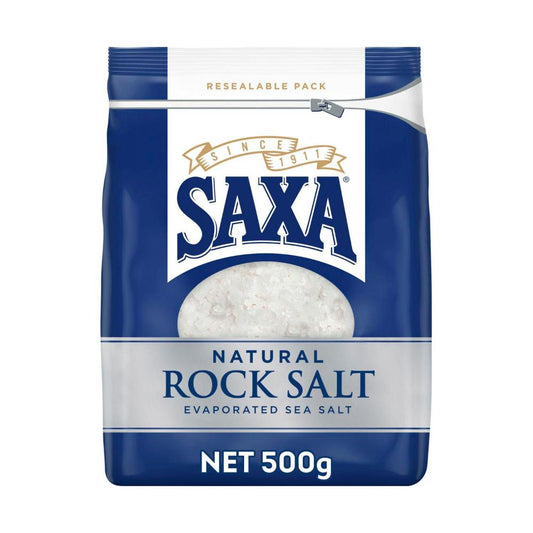 Saxa Natural Rock Salt Refill - 500g