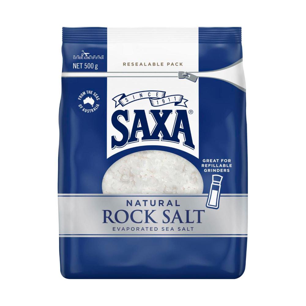 Saxa Natural Rock Salt Refill - 500g