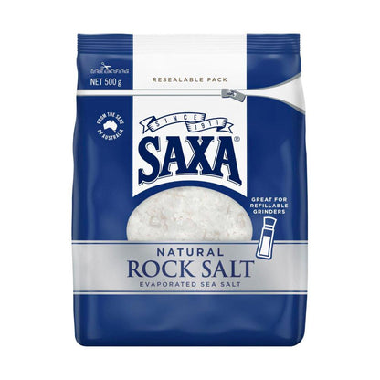 Saxa Natural Rock Salt Refill - 500g