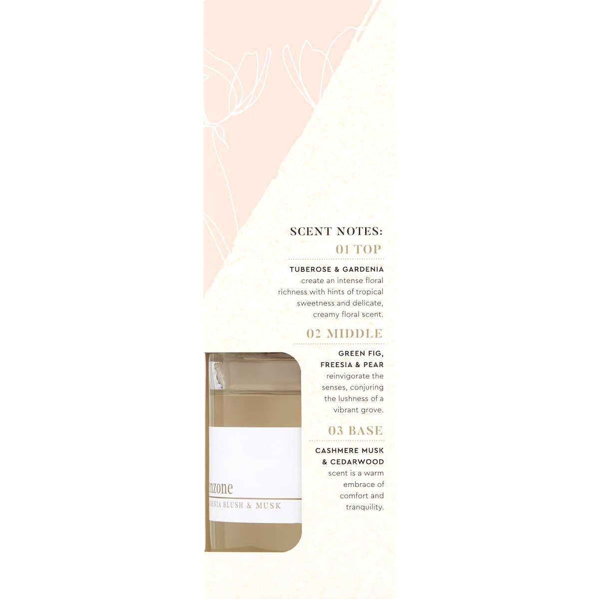 Zenzone Reed Diffuser Gardenia Blush & Musk 120ml