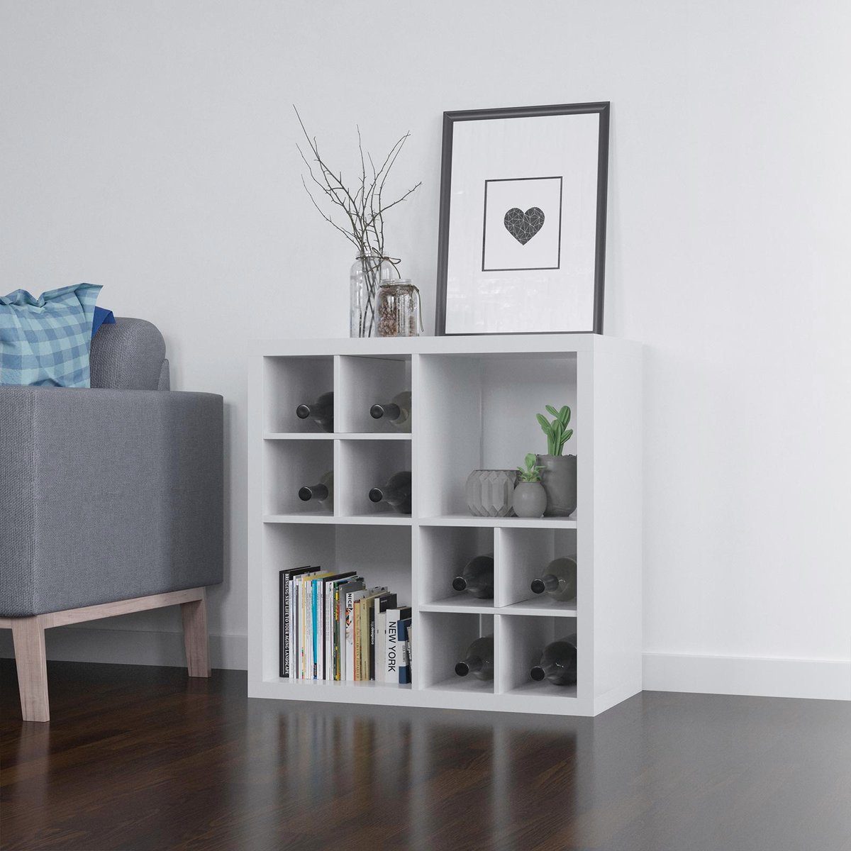Flexi Storage Clever Cube - 335mm x 385mm x 335mm - Oak - Divider Insert